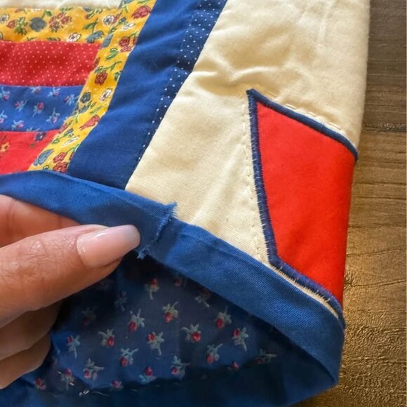 Vintage Handmade Quilted Vest - Picture 5 of 8